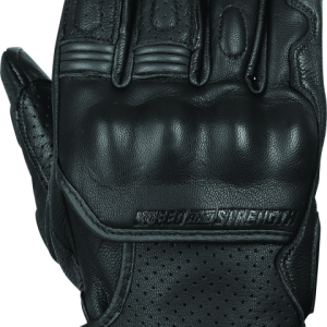 Speed and Strength Twist of Fate Leather Gloves Black - XL