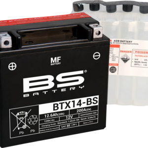 BS BATTERY Battery - BTX14-BS (YTX) 300604