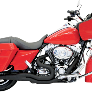 BASSANI XHAUST Megapower 2:1 Exhaust - 1-3/4" to 1-7/8" to 2" - Black FLH-767B