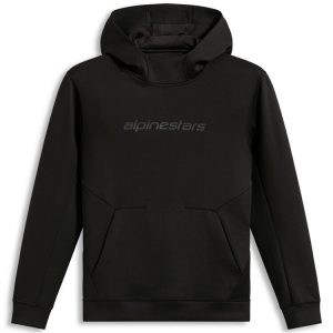 IN STOCK OPEN BOX Alpinestars Hoodie Po Datrix Black L 1236-52800-10-L