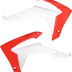 ACERBIS Radiator Shrouds - White/Red 2314371030