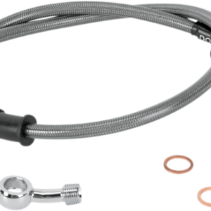 MOOSE RACING Brake Line - Rear - Stainless Steel - KLR 650 KAW-6031R