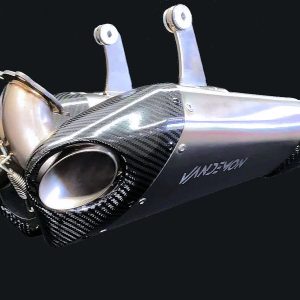 Vandemon Ducati Panigale 899, 1199, 1199R Titanium Muffler Low Mount Slip-On 2012-15 DUC899TIMUFBELA VA-121