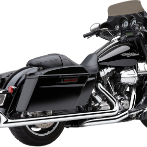 COBRA Dual Speedster Exhaust - Chrome - Fishtail - '10-'16 Dresser 6974
