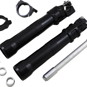ALLOY ART Lower Fork Legs - 49 mm ABS - Black 49LLFL-2ABS