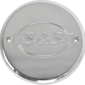 S&S CYCLE Air Cleaner Logo Cover - Chrome - Chief 170-0242