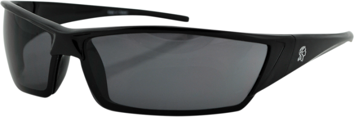 ZAN HEADGEAR Utah Sunglasses - Shiny Black - Smoke EZUT01