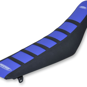 SDG 6-Ribbed Seat Cover - Black Ribs/Blue Top/Black Sides 95926KBK