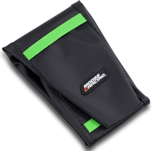 MOOSE RACING Ribbed Seat Cover - Black Cover/Green Ribs KXF45019-334