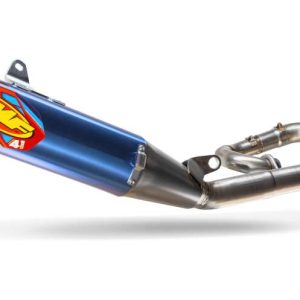 FMF Factory 4.1 RCT Exhaust System - Titanium/Anodized - Blue with Carbon End Cap - YZ450F 044490