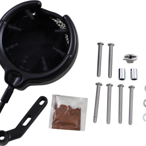 KURYAKYN Drink Holder w/ Basket - Universal - Perch Mount - Black 1738