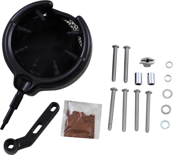 KURYAKYN Drink Holder w/ Basket - Universal - Perch Mount - Black 1738