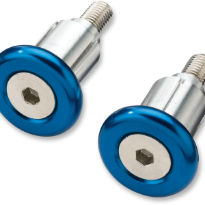 MOOSE RACING Bar End - Blue 1BEC0661-PUPM