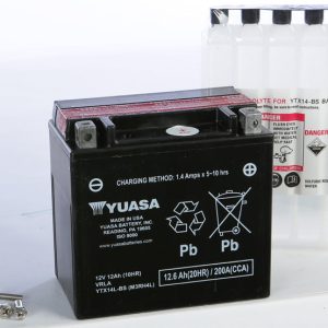 Yuasa Battery Ytx14l-Bs Maintenance Free 49-1979