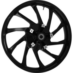 COASTAL MOTO Wheel - Hurricane 3D - Front - Dual Disc/without ABS - Black - 21x3.5 3D-HUR213SB07
