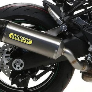 71914PK Arrow Indy Race Titanium Slip-on Exhaust for Kawasaki Ninja 1000SX 2020-2025