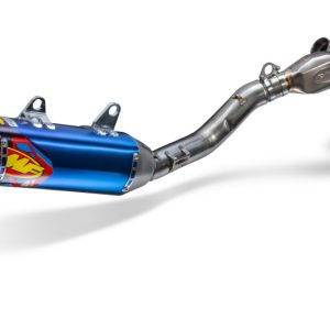 FMF Racing Anodized Titanium Factory 4.1 RCT S/O w/Carbon Cap 041611