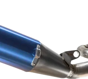 FMF Factory 4.1 RCT Slip-On Muffler - Titanium/Anodized - Carbon End Cap - YZ450F/X 044488