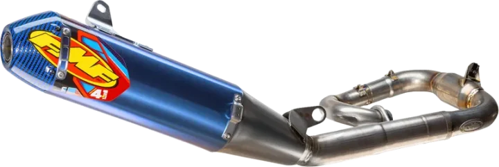 FMF Factory 4.1 RCT Slip-On Muffler - Titanium/Anodized - Carbon End Cap - YZ450F/X 044488