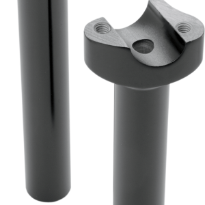 DRAG SPECIALTIES Risers - Straight - 8" - Black 241615