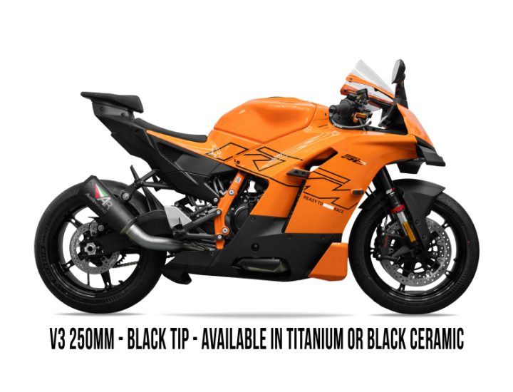 Austin V3 SLIP ON 2026 KTM 990 RCR BOX DELETE EXHAUST SYSTEM AR112