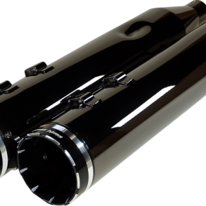 KHROME WERKS 4-1/2" HP-Plus Slip-On Mufflers - Eclipse with Tracer Tip 2017-2024 201670