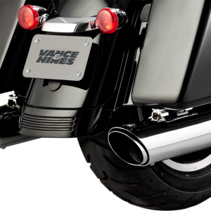 VANCE & HINES Twin Slash Muffler - Chrome - FL Qualified Manufacturer Declared Replacement Part on '17-'20 Touring 16672