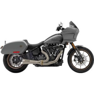BASSANI XHAUST 2-into-1 Ripper Short Exhaust System - Stainless Steel Softail 2018-2023 1S74SSE