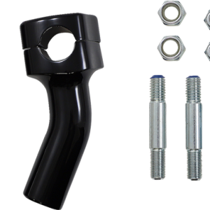 BARON Risers - Kickback - 1" - Black BA-7410B
