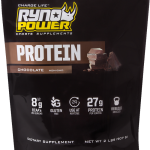 RYNO POWER Protein Powder - Chocolate - 2 lb - 20 Servings PPC4657