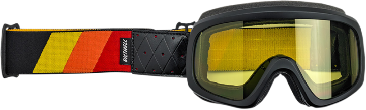 BILTWELL Overland 2.0 Goggles - Tri-Stripe - Orange/Red/Yellow 2111-5103-001