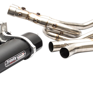 TRINITY RACING Dual Exhaust - Black TR-4112D-BK