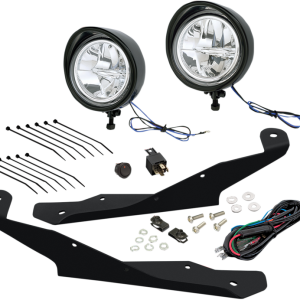 SHOW CHROME LED Driving Light Kit - Black - Ryker 41-402BK