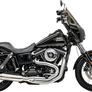 BASSANI XHAUST 2-into-1 Mid-Length Super Bike Exhaust System - Stainless Steel 1D4SS