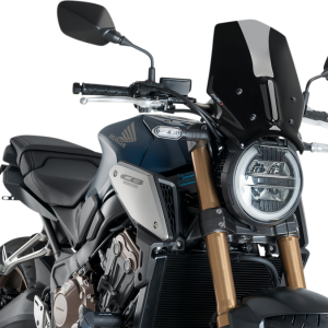 PUIG HI-TECH PARTS New Generation Windscreen - Black - CB1000R 9748N