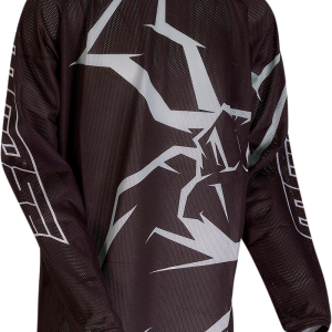 MOOSE RACING Youth Agroid Mesh Jersey - Black/Gray - Small 2912-1993