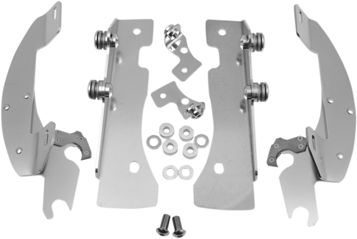 MEMPHIS SHADES Batwing Trigger Lock Mounting Kit - XV 1600/1700 - Polished MEK1906