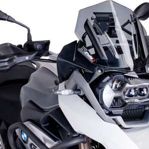 PUIG HI-TECH PARTS Race Windscreen - Light Smoke - BMW 6487H