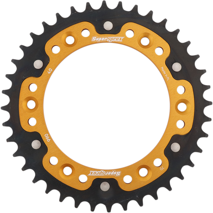 SUPERSPROX Stealth Rear Sprocket - 40 Tooth - Gold - Husaberg/Husqvarna/KTM RST-990-40-GLD