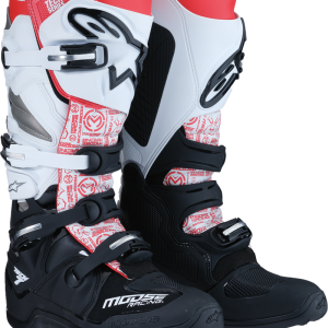 MOOSE RACING Tech 7 Boots - Black/White/Red - US 7 0212024-1225-7