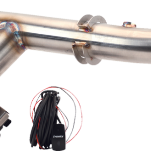 TRINITY RACING Side Piece Header Pipe - with Electronic Cutout Maverick X3 TR-4180HP