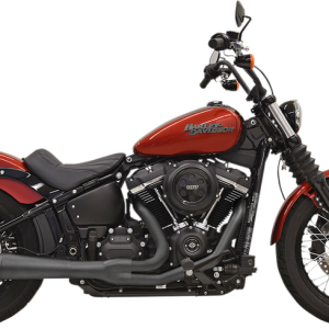 BASSANI XHAUST 2:1 Exhaust - Black 1S72RB