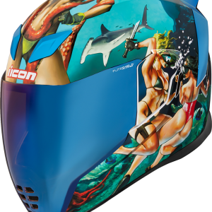 ICON Airflite™ Helmet - Pleasuredome4 - Blue - 2XL 0101-15005