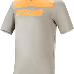 ALPINESTARS Drop 4.0 Jersey - Short-Sleeve - Gray/Orange - XL 1766220-6004-XL
