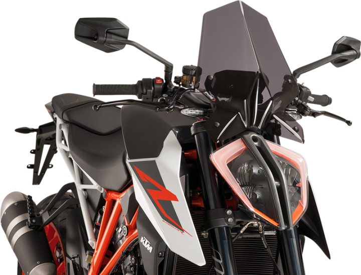PUIG HI-TECH PARTS New Generation Windscreen - Dark Smoke - KTM 1290 9692F