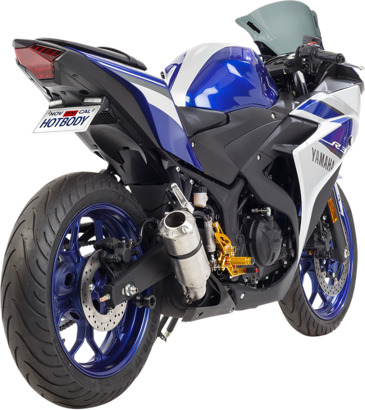 HOT BODIES Fender Eliminator - 15-19 YZF-R3 - Textured Black 81502-1000