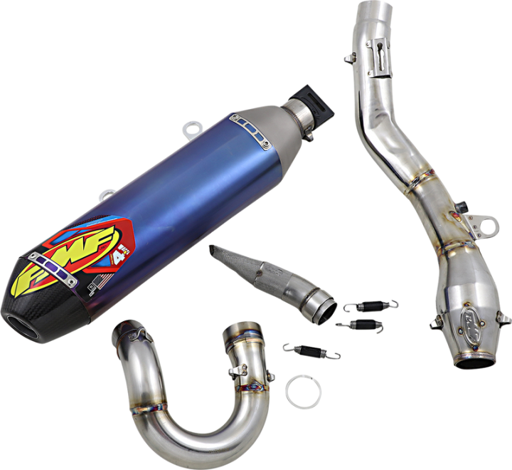 FMF 4.1 RCT Exhaust with MegaBomb - Anodized Titanium KTM 500 XCF-W /Husqvarna FE501 2020-2022 045663 1820-1960