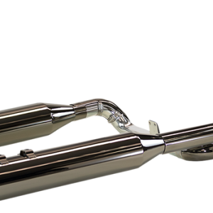 KHROME WERKS 2-into-2 Dominator Exhaust System with 4-1/2" Mufflers - Eclipse - FL 201445