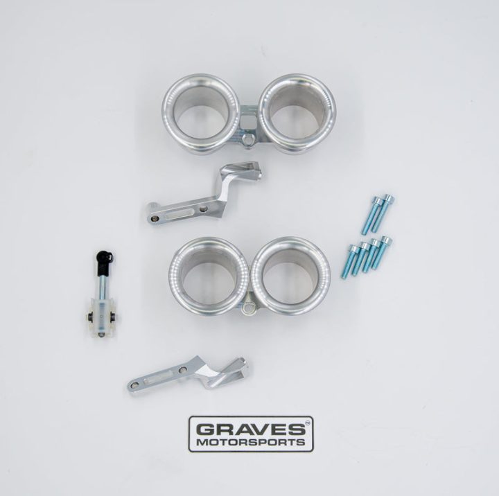 Graves motorsports lower 50mm velocity stacks R1 2009-2014 ABY-09R1-REVB