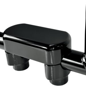 DRAG SPECIALTIES Risers - 1-1/2" - Big Buffalo - Top - Black 0602-0601